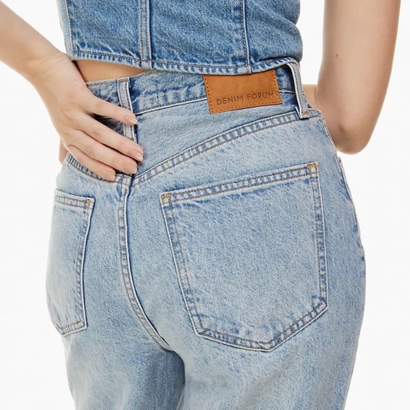 Denim forum The Joni High Rise loose fit high rise, Length 32" Size 28 - Picture 5 of 15